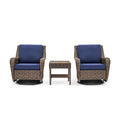 Cambridge Swivel Chair Bistro Set - Dekor Butik