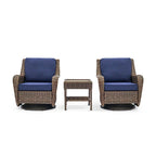 Cambridge Swivel Chair Bistro Set - Dekor Butik