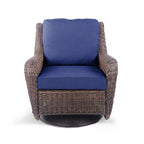 conversationalCambridge Wicker Outdoor Swivel Glider Chair - Dekor Butik
