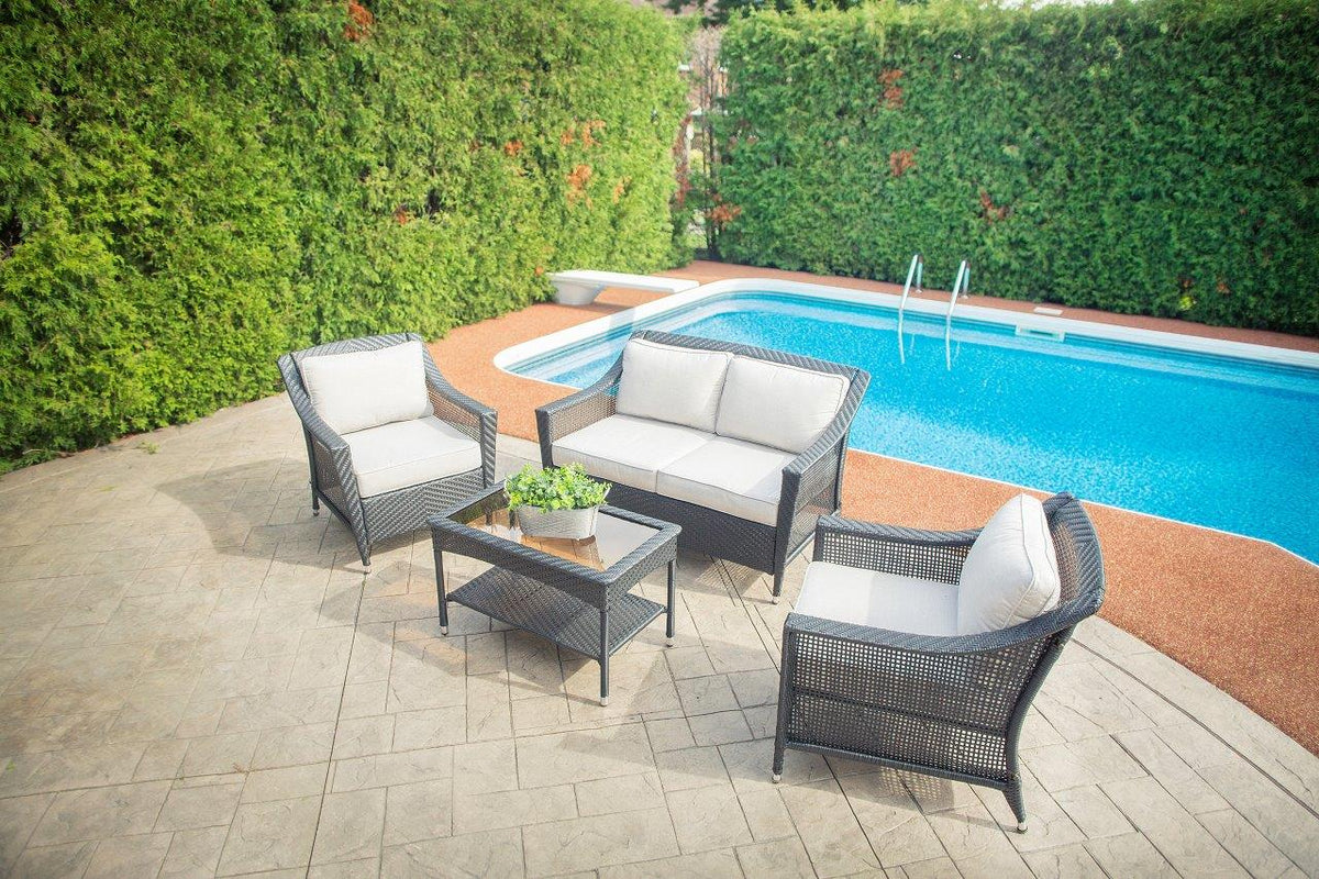Conversational SetCamus 4-Piece Outdoor Patio Furniture Set - Dekor Butik