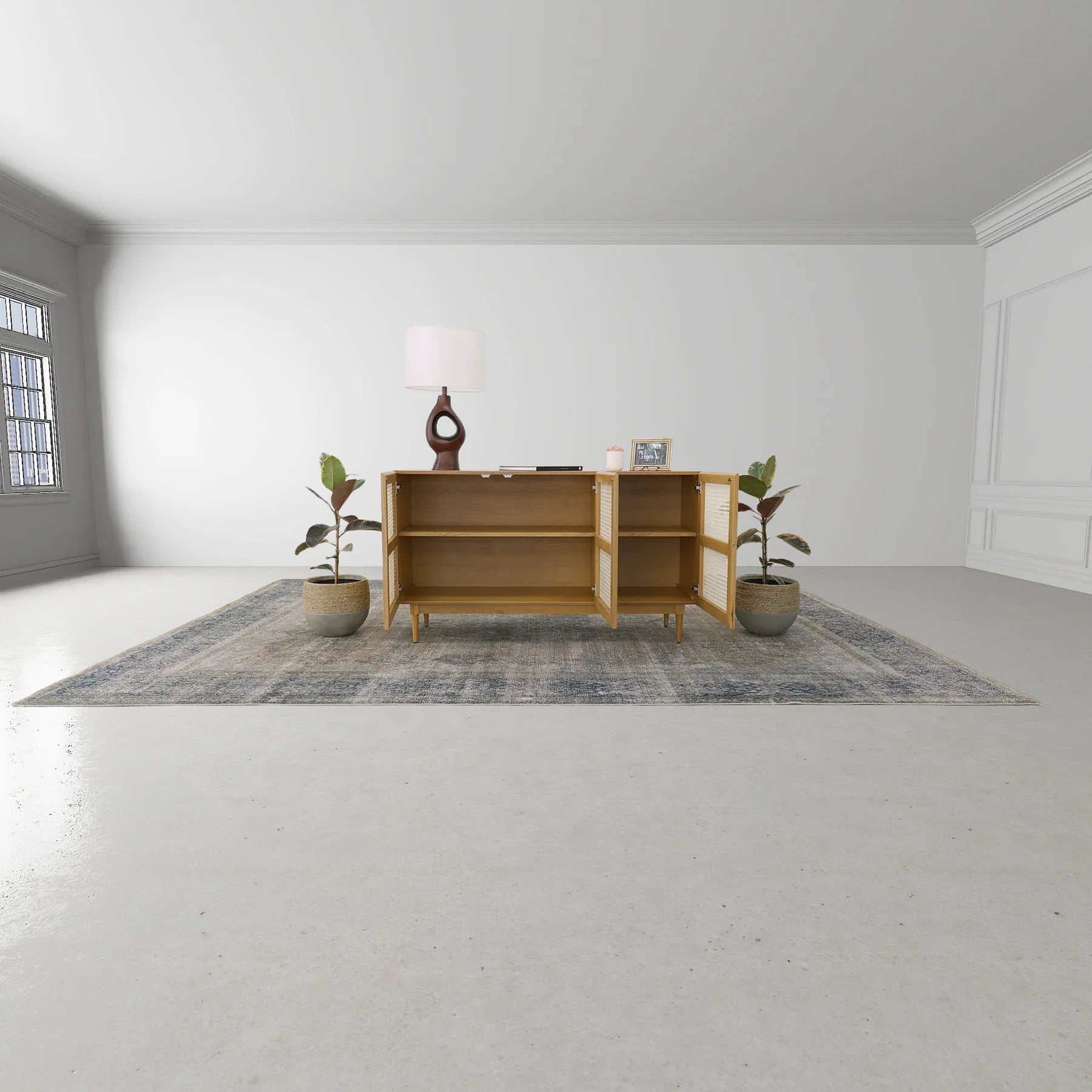 Cane Sideboard - Natural - Dekor Butik