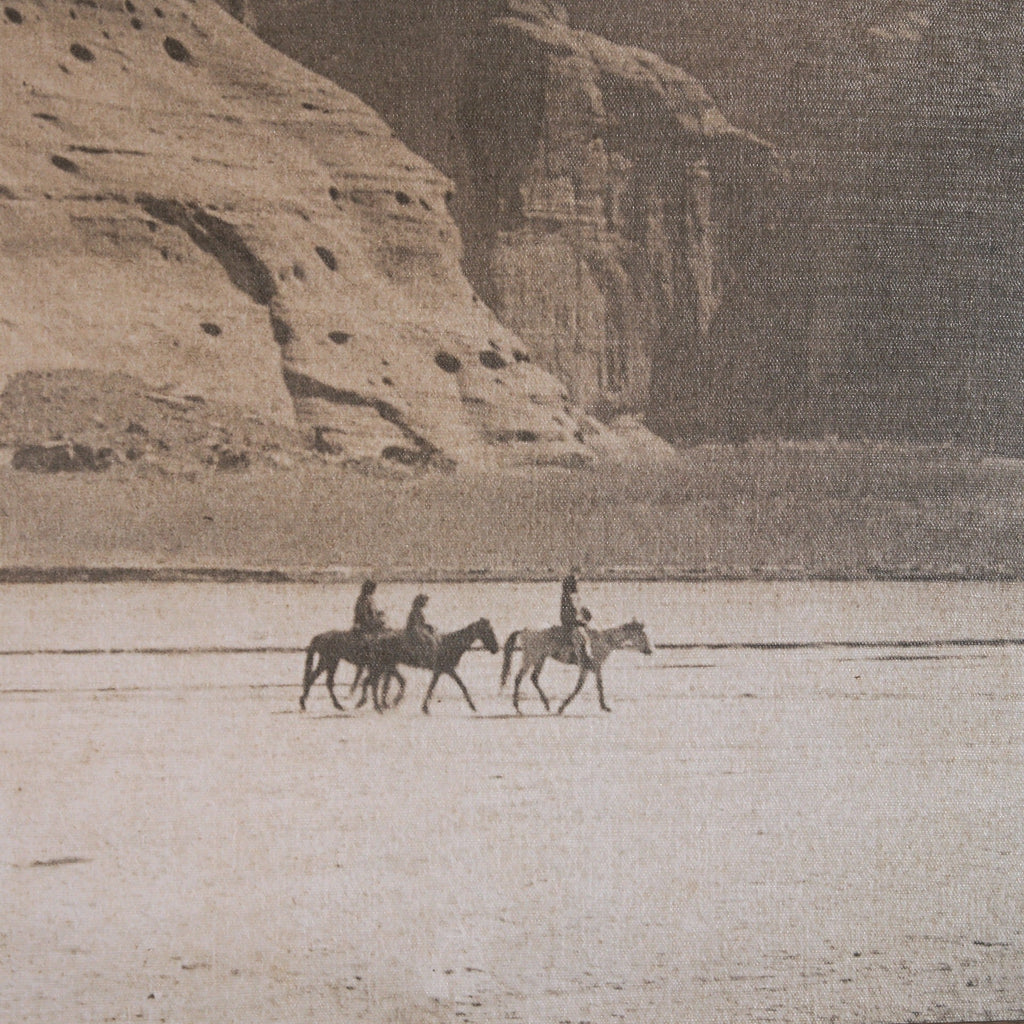 Canyon de Chelly by Edward Sheriff Curtis Hand Embelished Framed Photo Art Print Matted under Glass - Dekor Butik