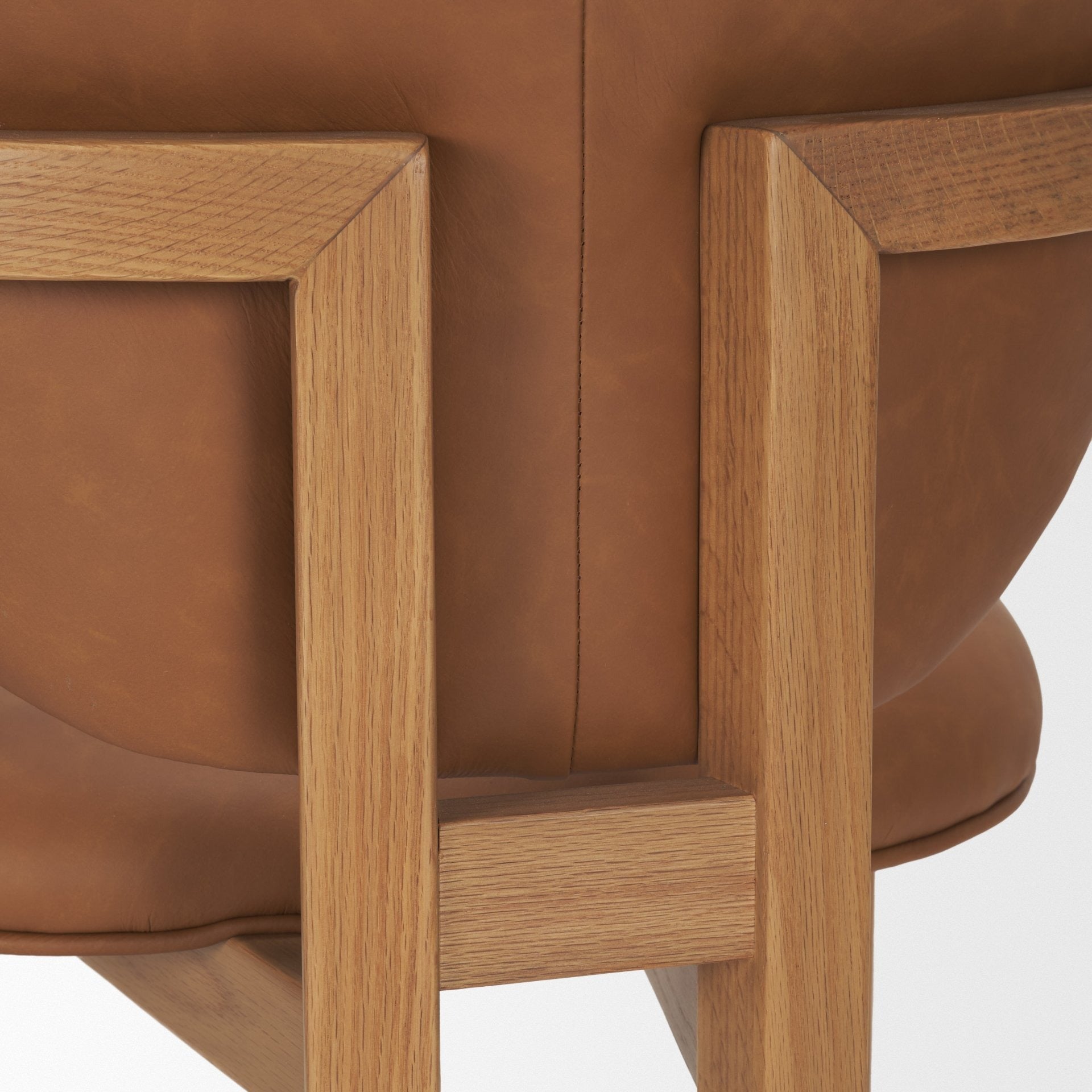 Carlisle Leather Tripod Dining Armchair - 2 Colors - Dekor Butik
