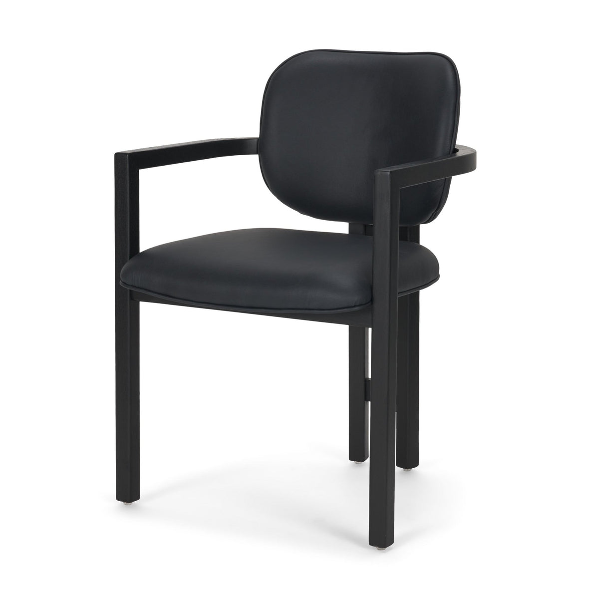 Carlisle Leather Tripod Dining Armchair - 2 Colors - Dekor Butik