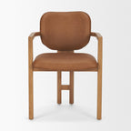 Carlisle Leather Tripod Dining Armchair - 2 Colors - Dekor Butik