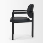 Carlisle Leather Tripod Dining Armchair - 2 Colors - Dekor Butik