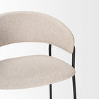 Carolyn Fabric Seat Stool - Dekor Butik