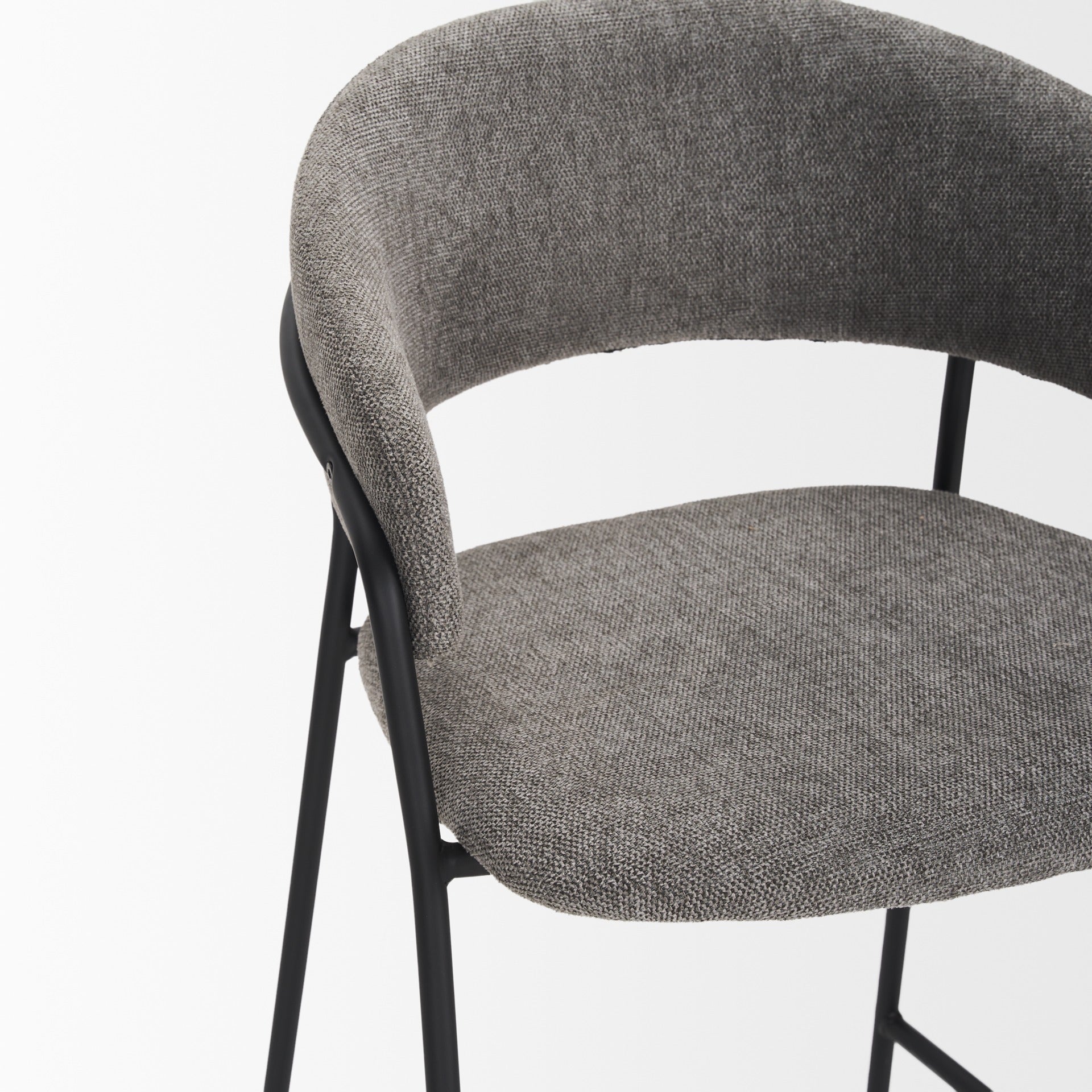 Carolyn Fabric Seat Stool - Dekor Butik