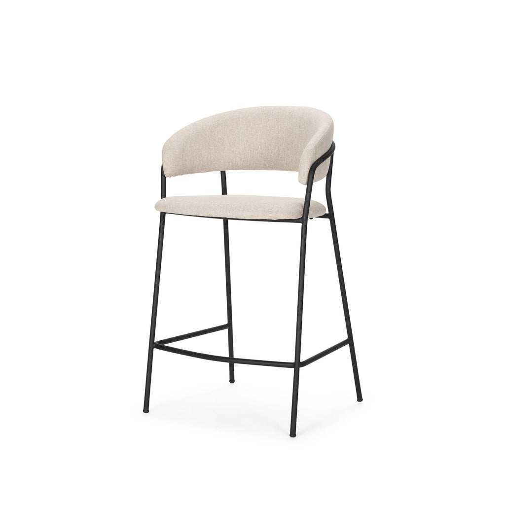 Carolyn Fabric Seat Stool - Dekor Butik