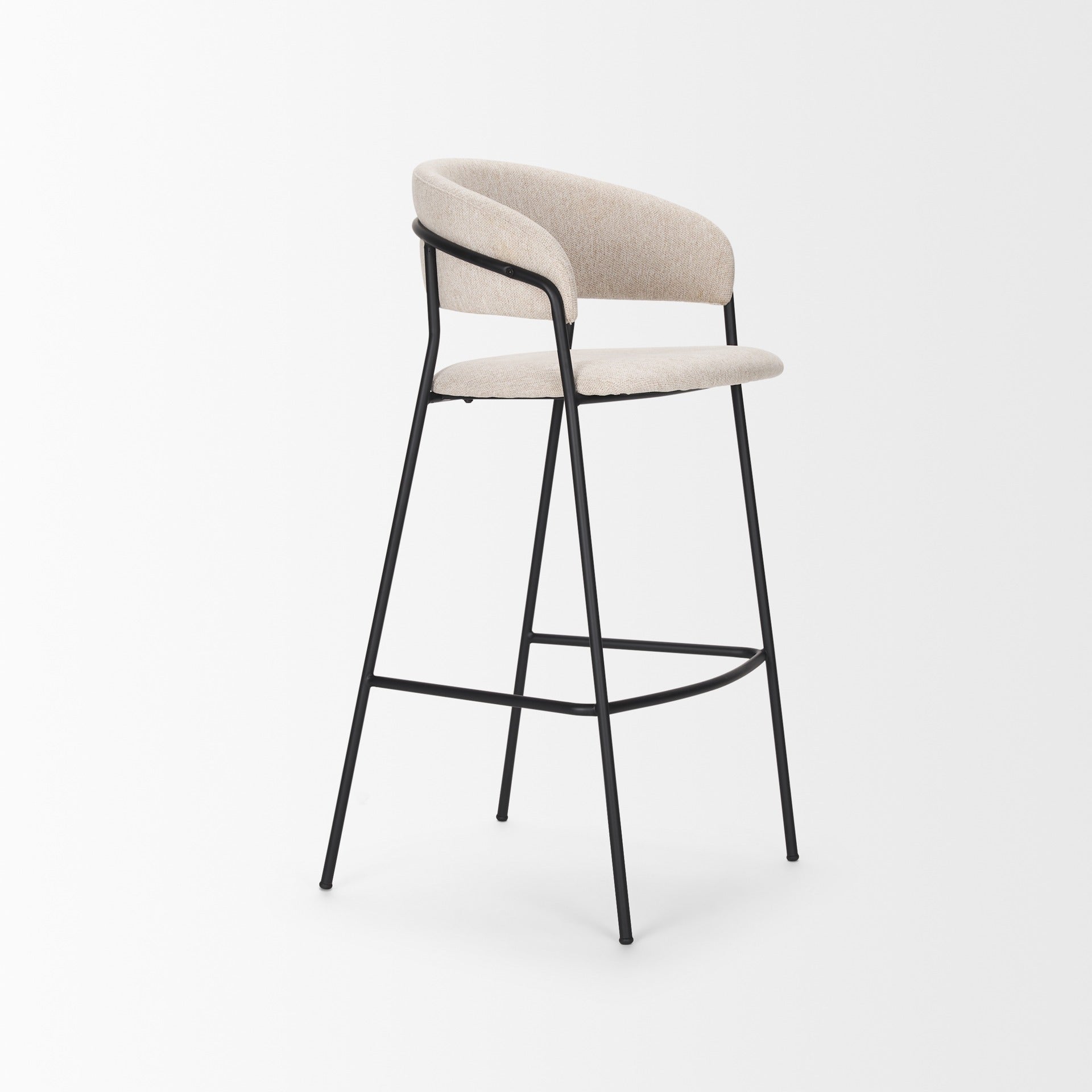 Carolyn Fabric Seat Stool - Dekor Butik