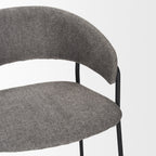 Carolyn Fabric Seat Stool - Dekor Butik