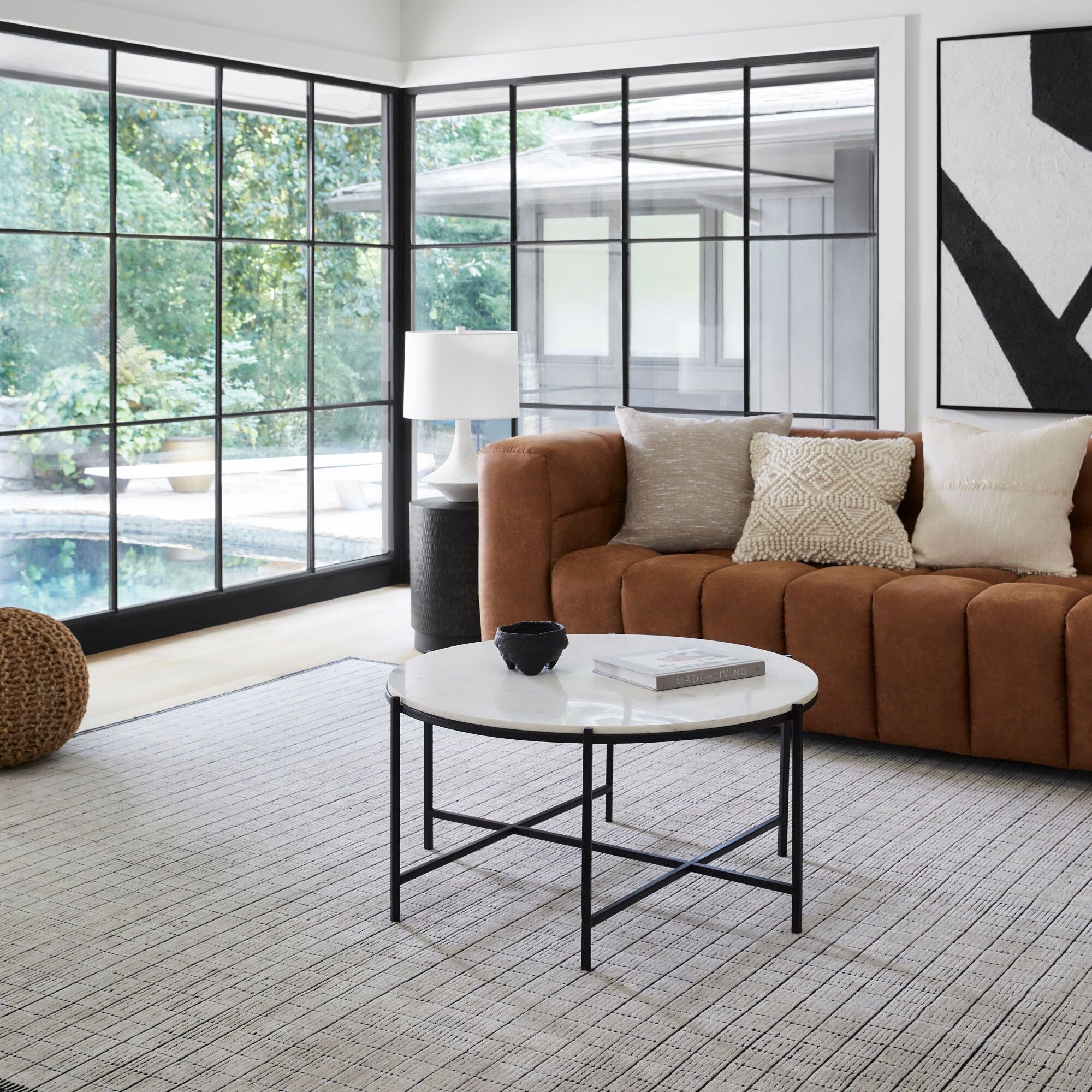 Area RugsCarre Handmade Rug - Dekor Butik
