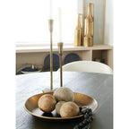 Carrick (Set of 3) Natural Wood Decorative Spheres - Dekor Butik