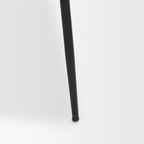 Casey Matte Black Metal w/ Gray Fabric Dining Chair - Dekor Butik