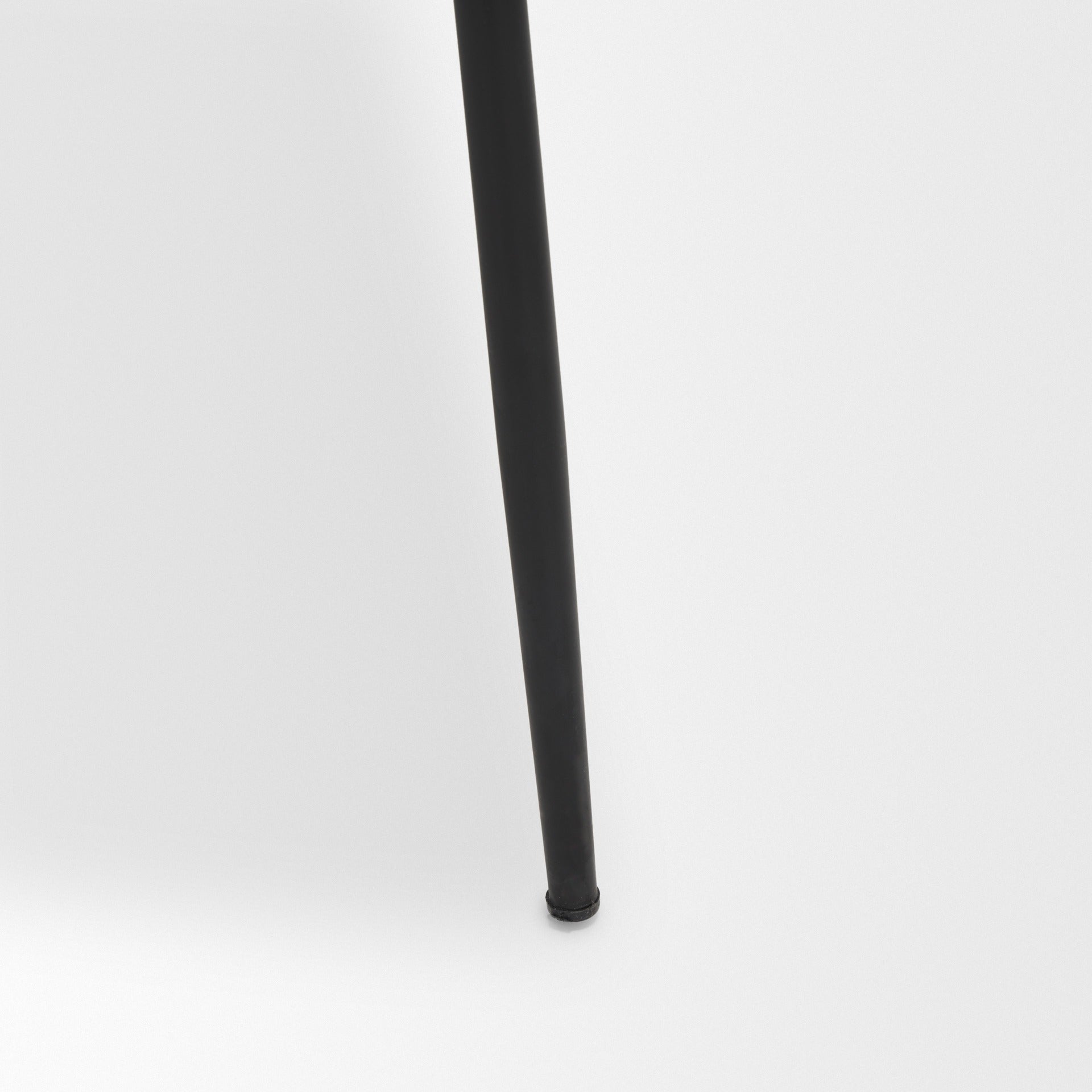 Casey Matte Black Metal w/ Gray Fabric Dining Chair - Dekor Butik