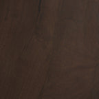 Cayson Dark Brown Sculptural Round Accent Table - Dekor Butik