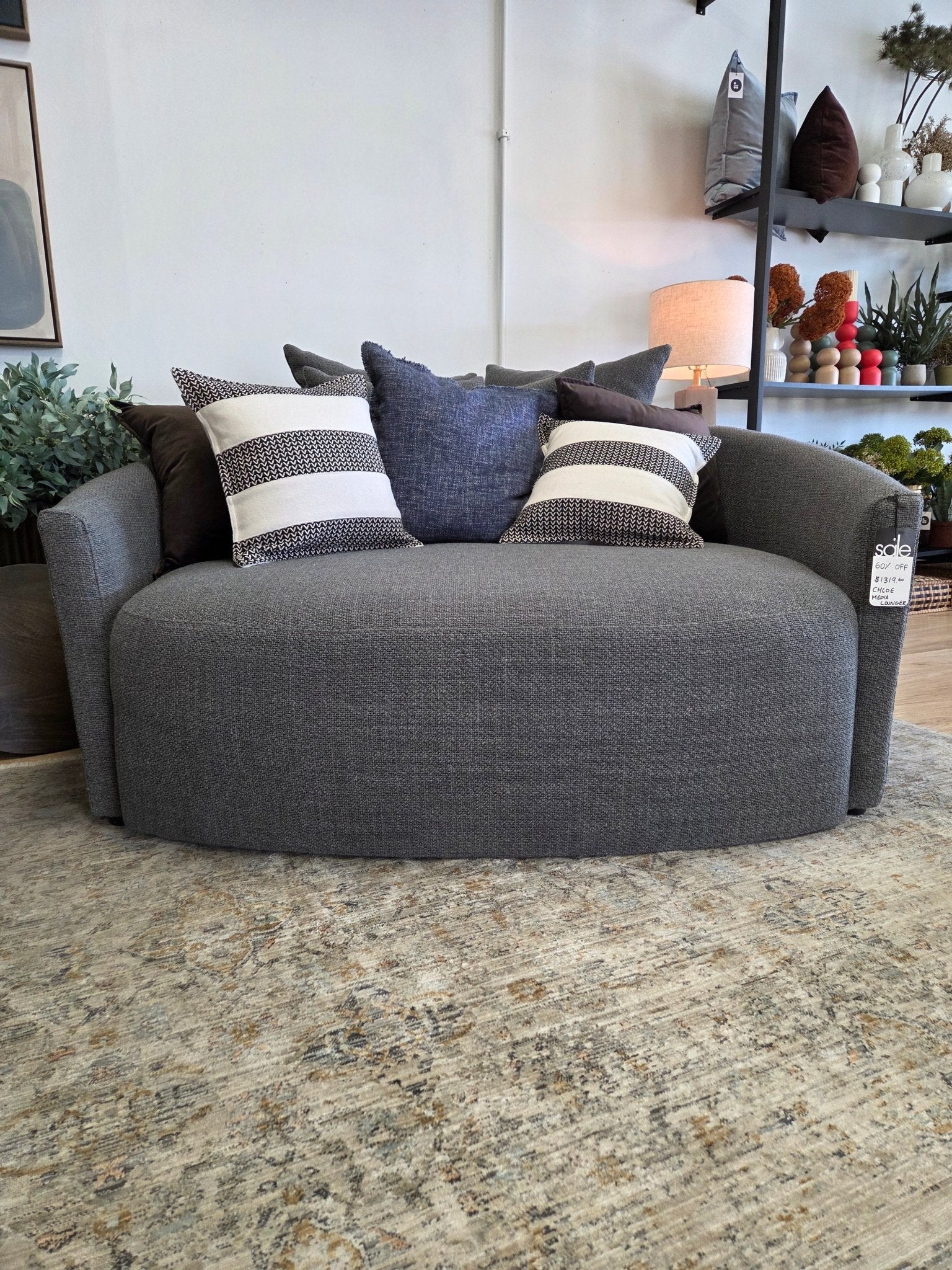 Sofas & SectionalsChloe Media Lounger - FLOOR MODEL SALE - PICK UP OR LOCAL DELIVERY ONLY - Dekor Butik