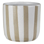 DecorCielo Cachepot, Ceramic - Stripes - Dekor Butik