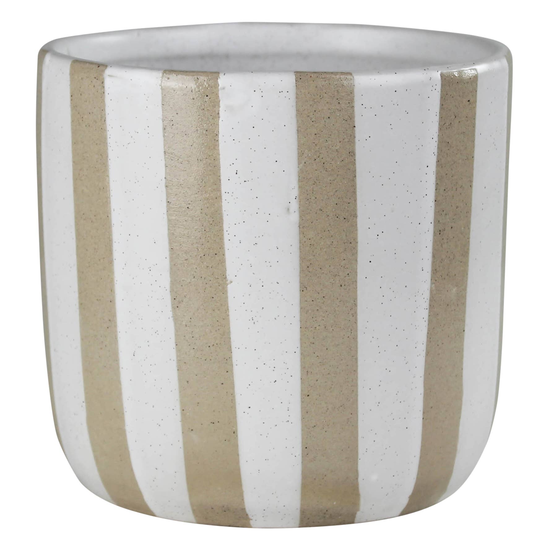 DecorCielo Cachepot, Ceramic - Stripes - Dekor Butik