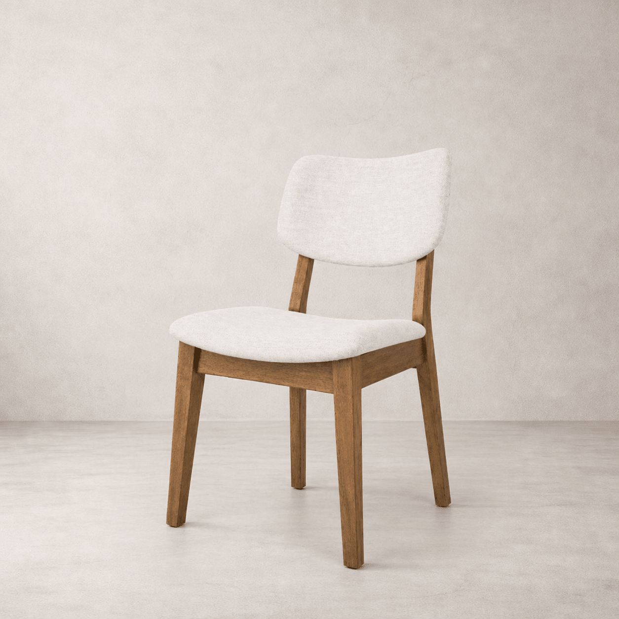 Dining ChairsClara Solid Wood Dining Chair, Cream - Dekor Butik