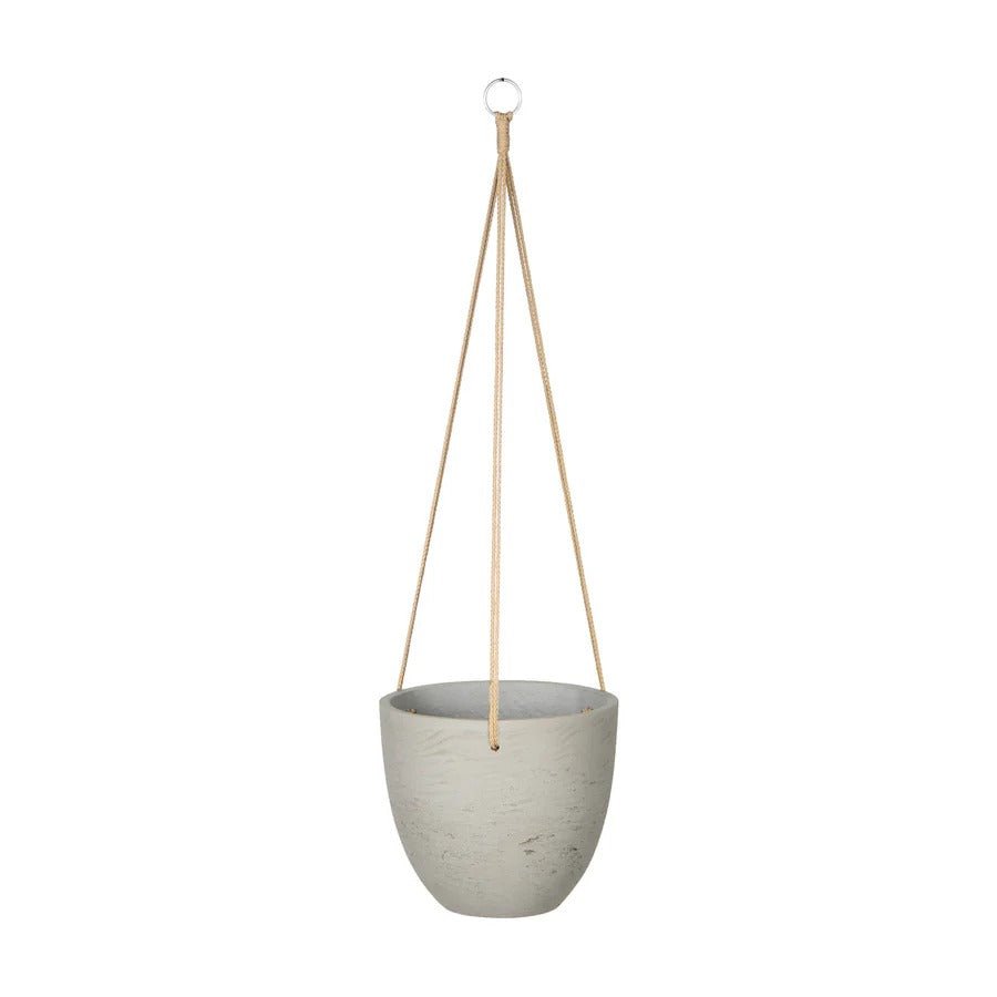 Classic Small Hanging Pot - Cement Grey - Dekor Butik