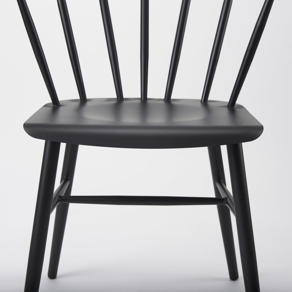 Colin 21.3L x 21.3W x 30.3H Black Metal Dining Chair - Dekor Butik