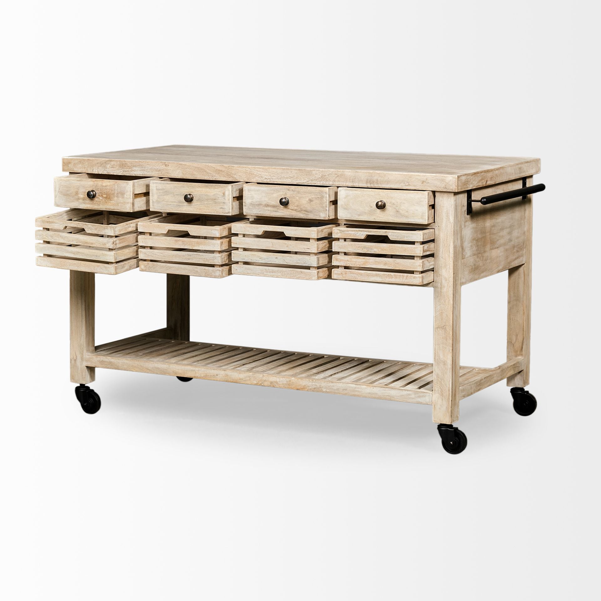 FurnitureColumbia Kitchen Island - 2 Finishes - Dekor Butik
