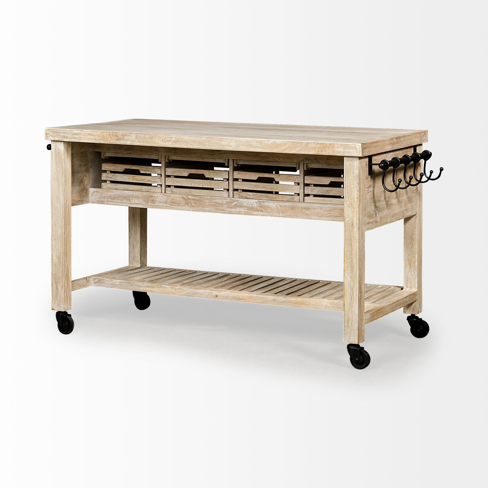FurnitureColumbia Kitchen Island - 2 Finishes - Dekor Butik