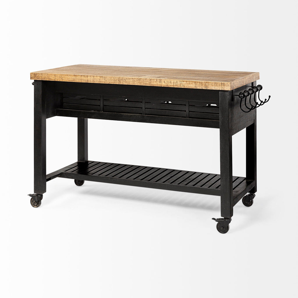 FurnitureColumbia Kitchen Island - 2 Finishes - Dekor Butik
