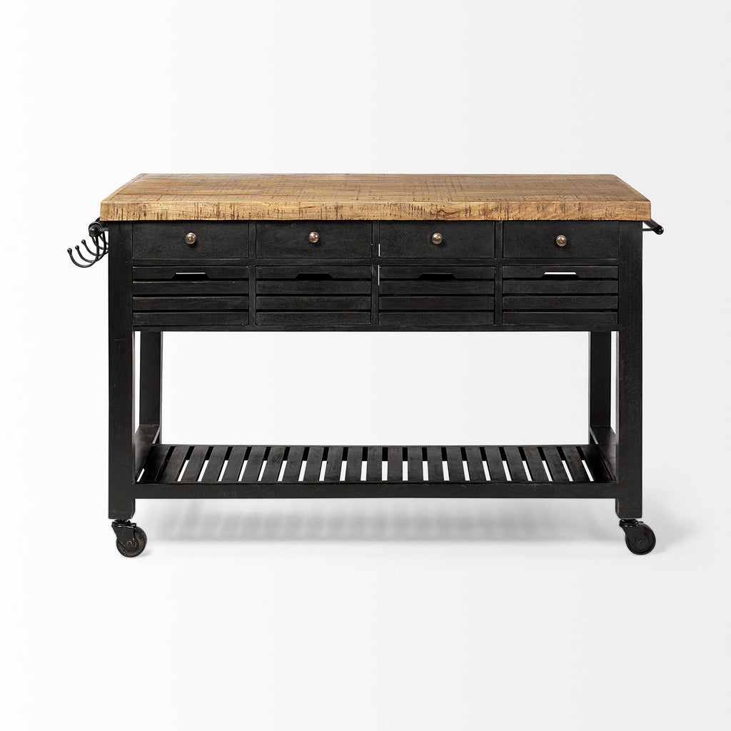 FurnitureColumbia Kitchen Island - 2 Finishes - Dekor Butik