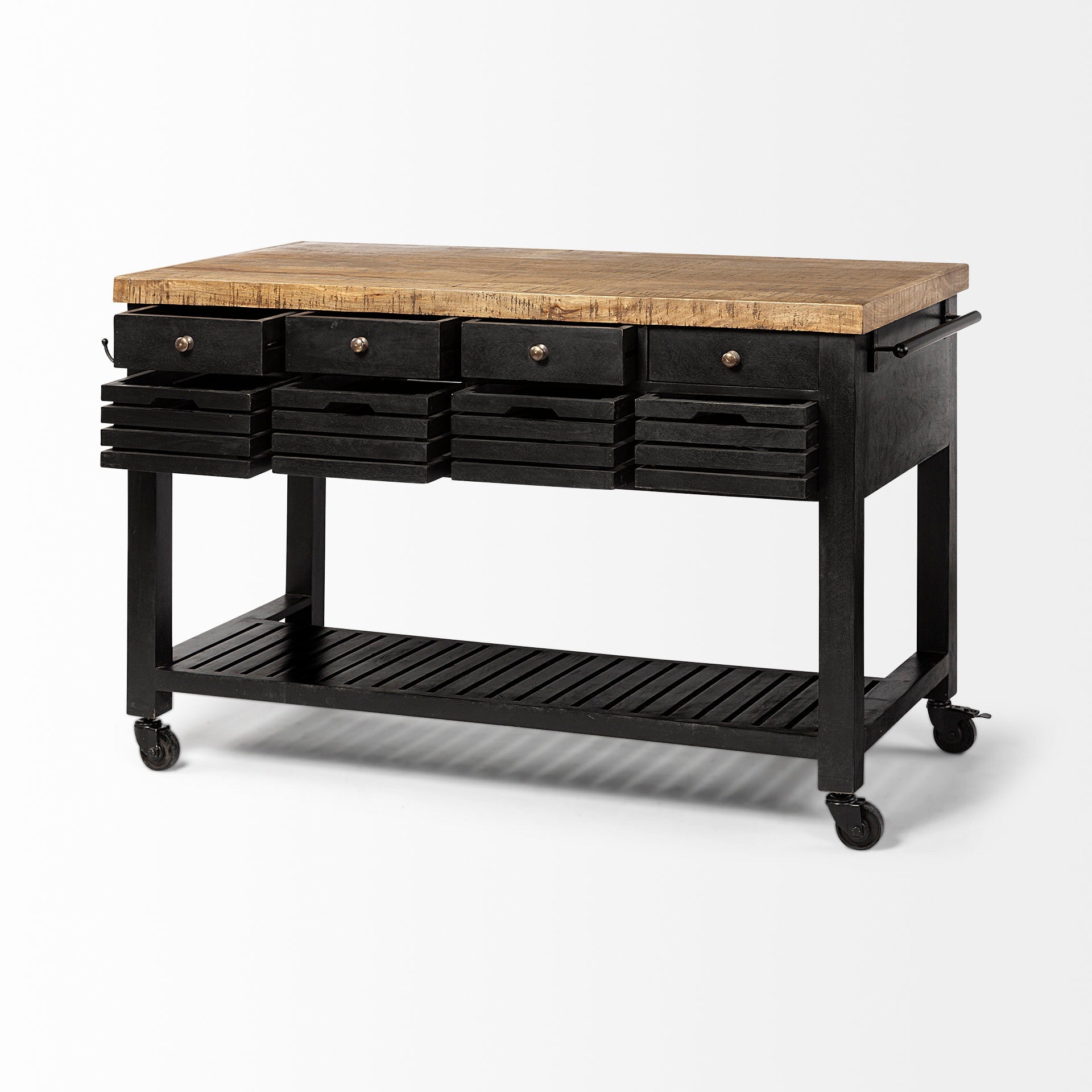 FurnitureColumbia Kitchen Island - 2 Finishes - Dekor Butik