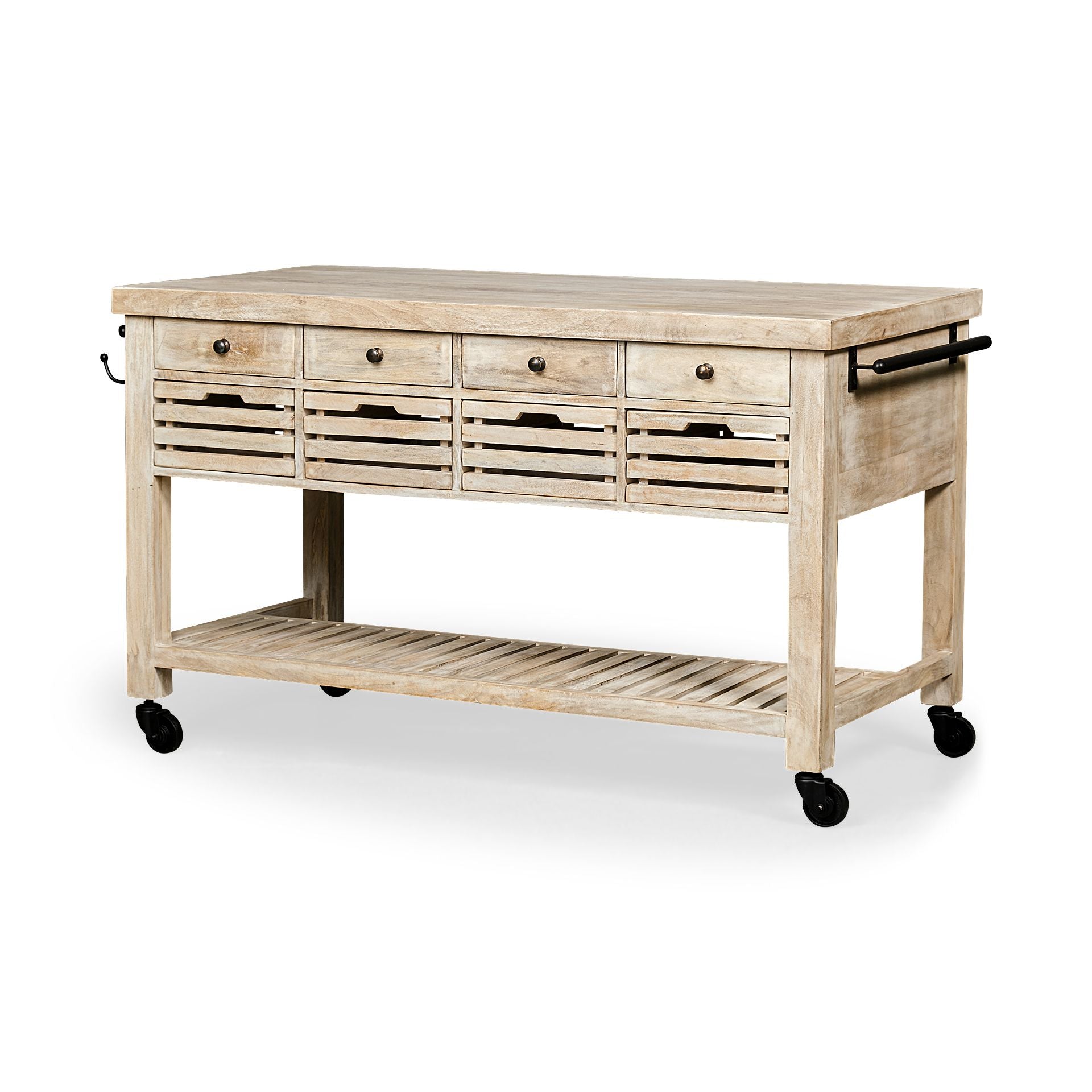 FurnitureColumbia Kitchen Island - 2 Finishes - Dekor Butik