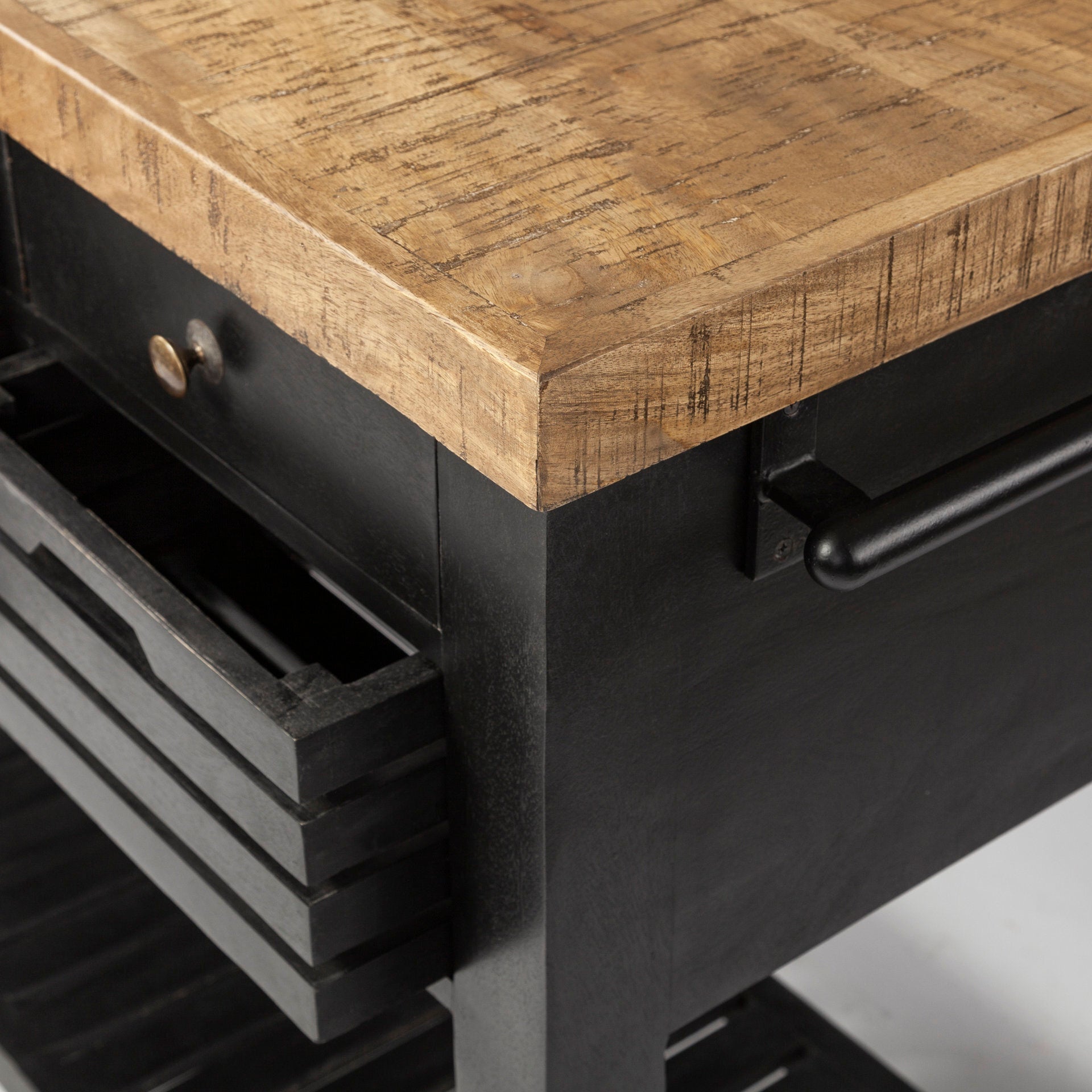 FurnitureColumbia Kitchen Island - 2 Finishes - Dekor Butik