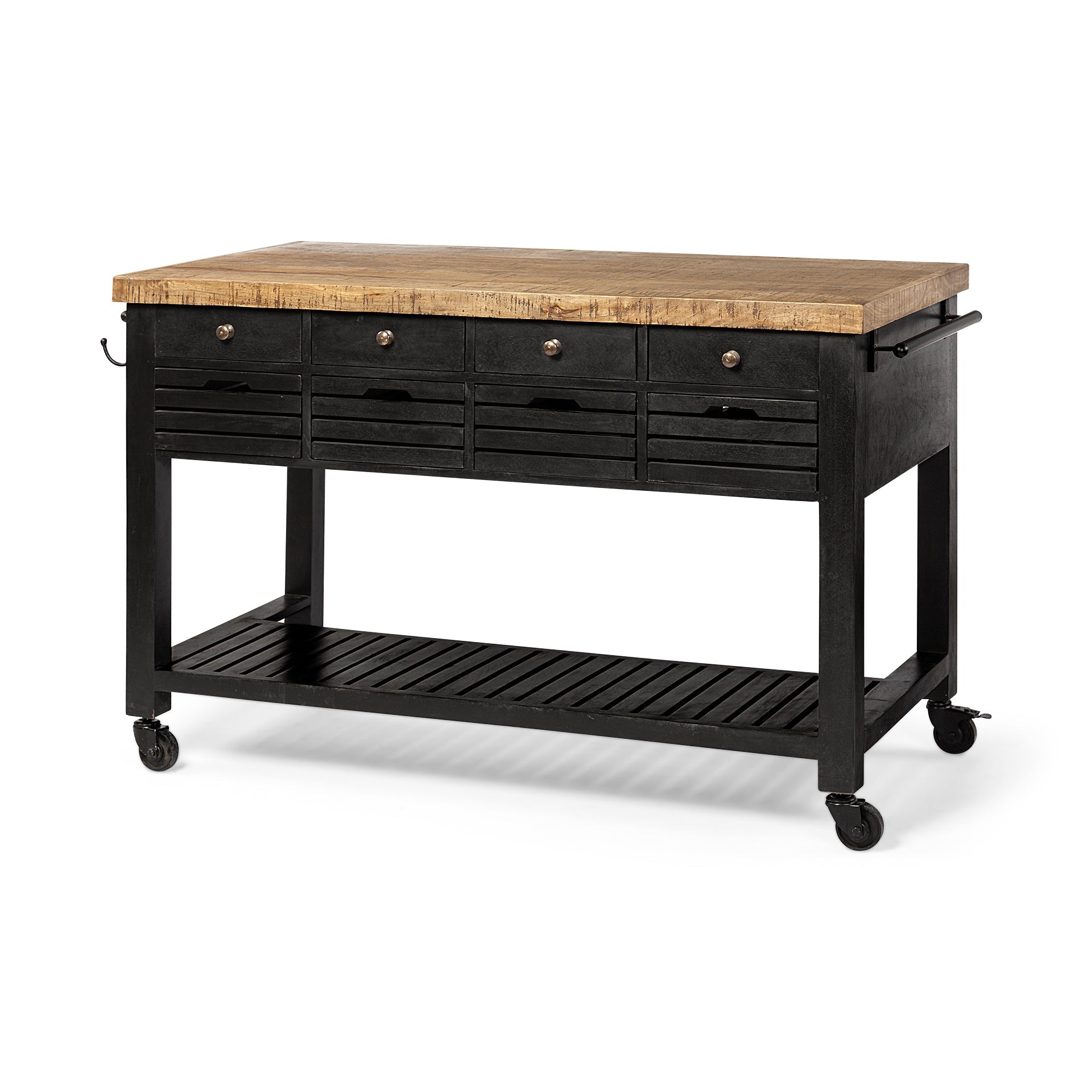 FurnitureColumbia Kitchen Island - 2 Finishes - Dekor Butik