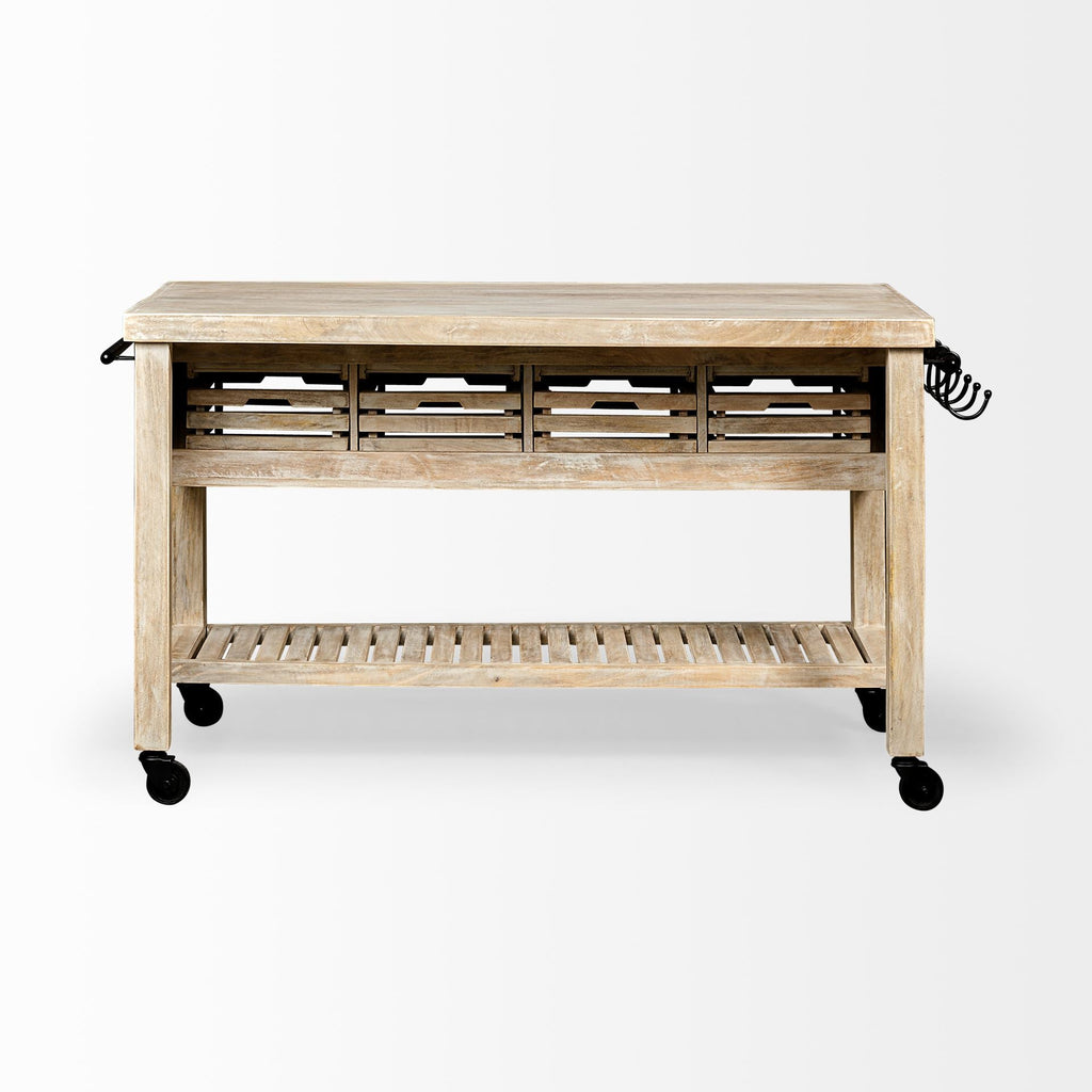 FurnitureColumbia Kitchen Island - 2 Finishes - Dekor Butik