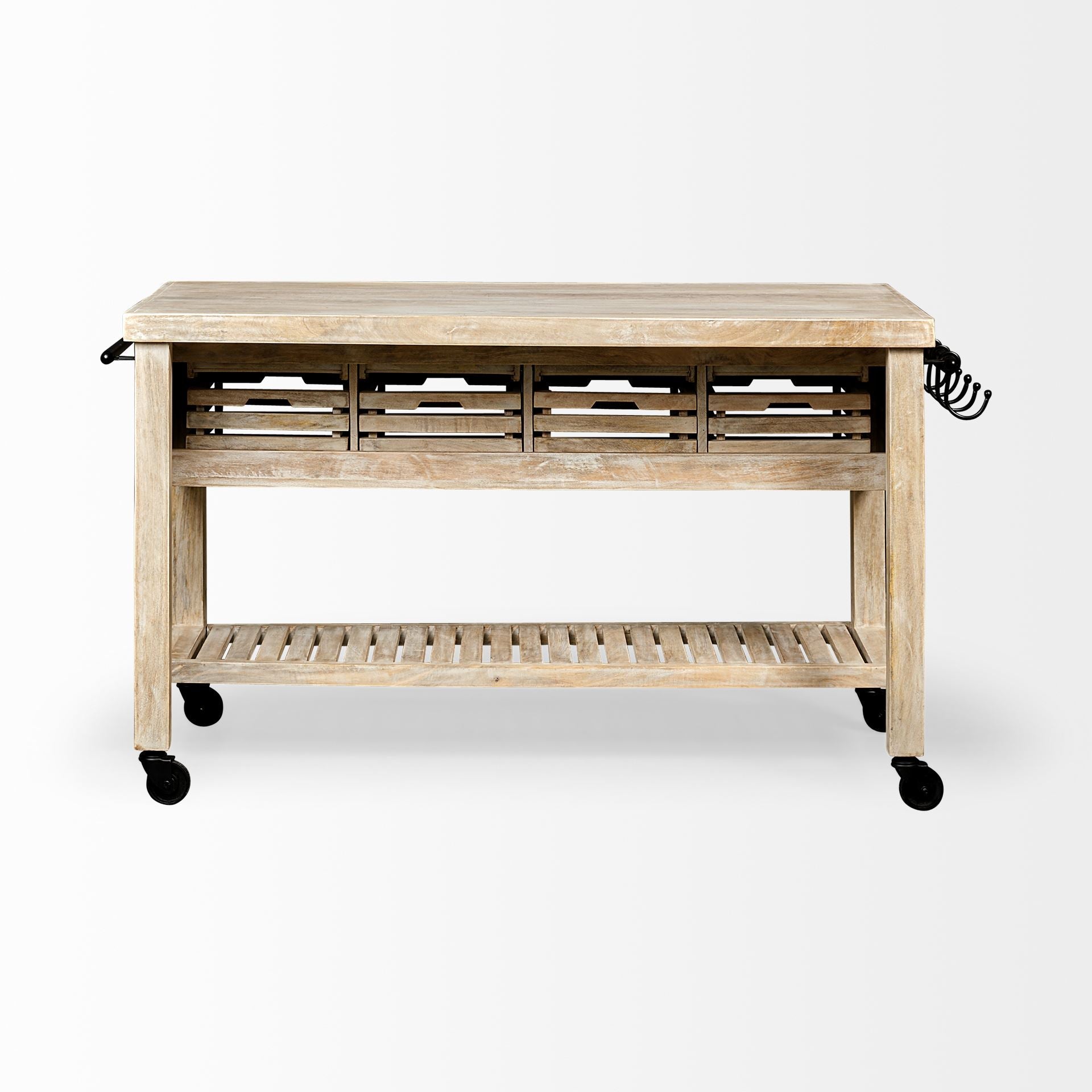 FurnitureColumbia Kitchen Island - 2 Finishes - Dekor Butik