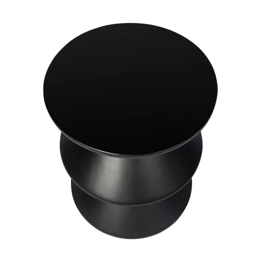 Concrete Inverted Side Table - Black - Dekor Butik