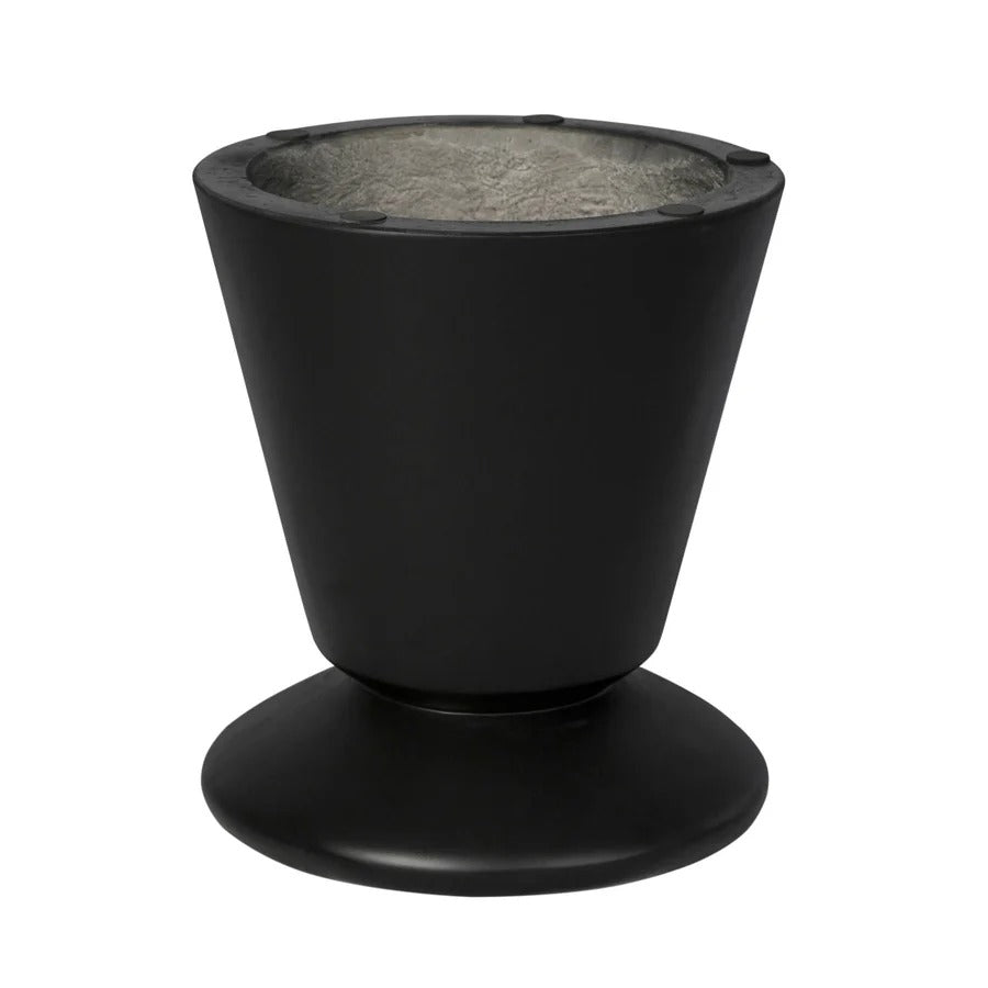Concrete Mineral Side Table - Black - Dekor Butik