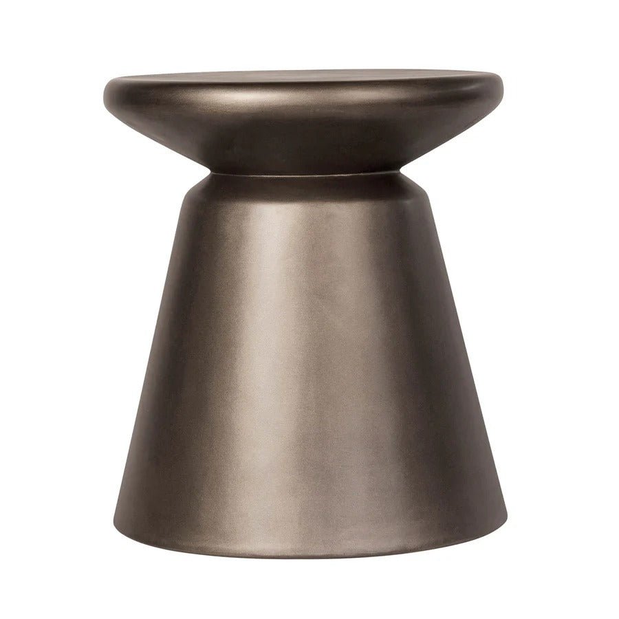 Concrete Mineral Side Table - Bronze - Dekor Butik