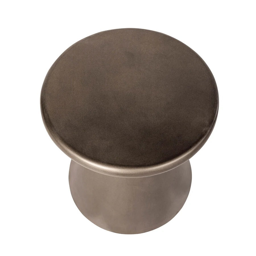 Concrete Mineral Side Table - Bronze - Dekor Butik