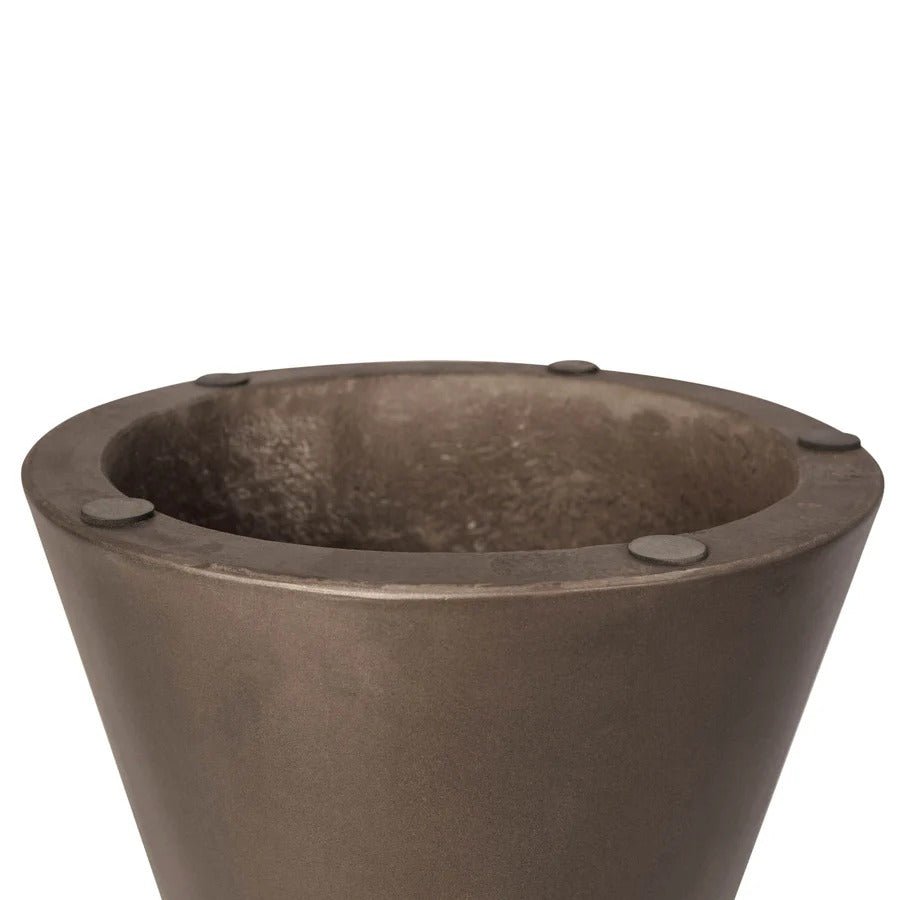 Concrete Mineral Side Table - Bronze - Dekor Butik