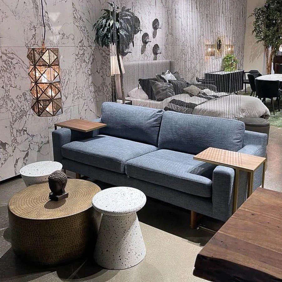 Concrete Mineral Side Table - Terrazzo - Dekor Butik
