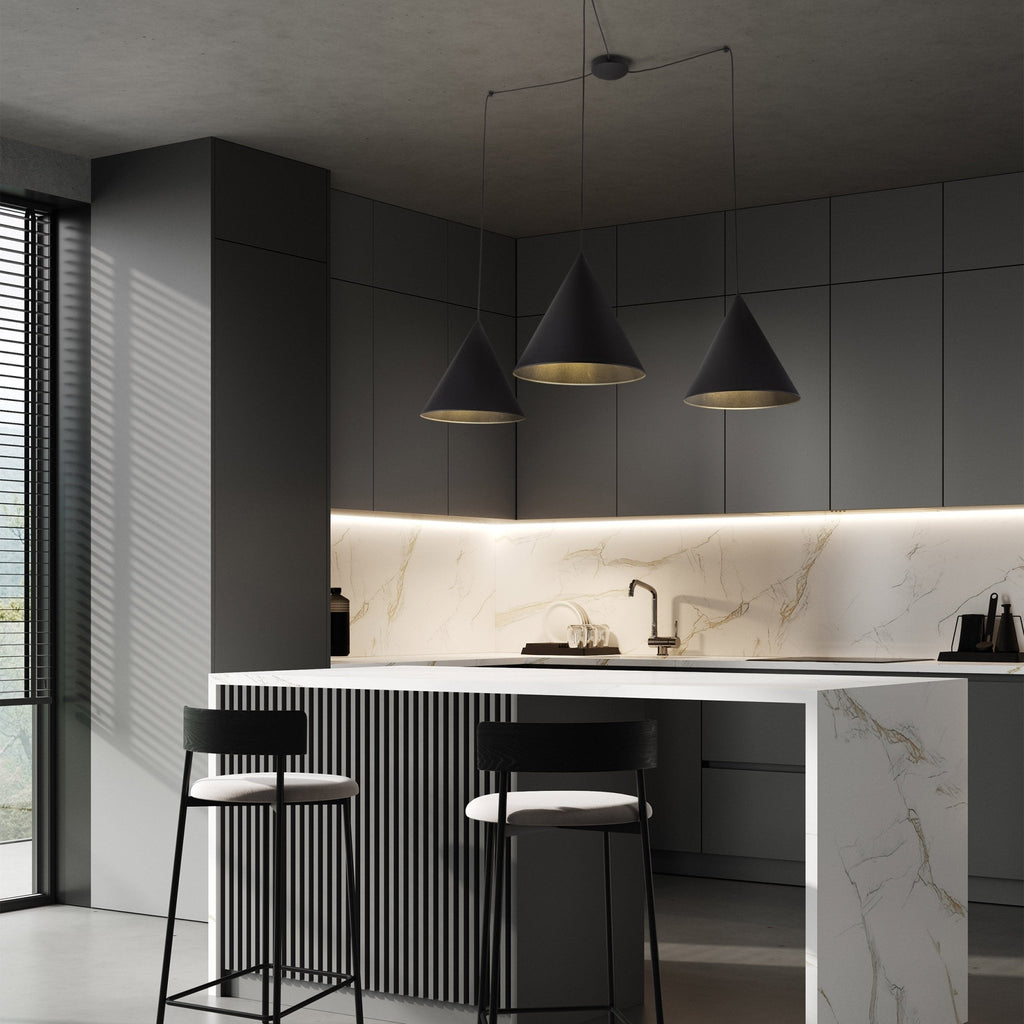 CONO 3 - Light Modern Pendant Light for Kitchen Island, Dining Table & Contemporary Interiors - Dekor Butik