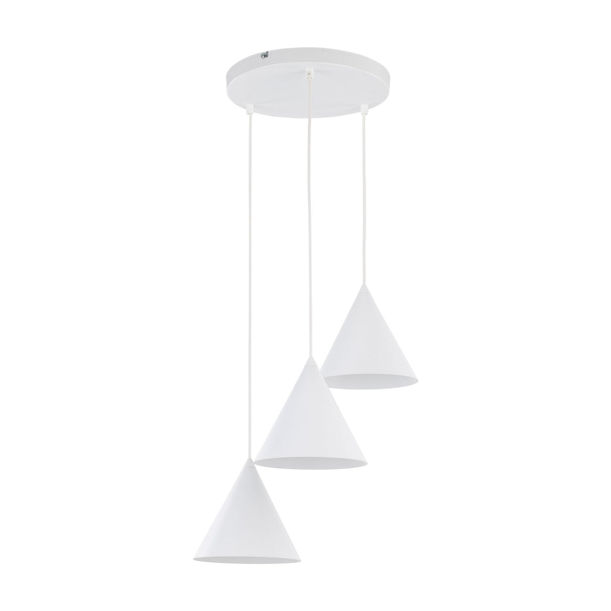 CONO 3-Light Steel Cone Pendant for Kitchen Island & Dining Table - Dekor Butik