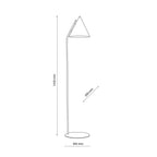 CONO Black Modern Minimalist Floor Lamp (Clearance) - Dekor Butik