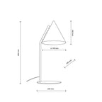 CONO Black Modern Minimalist Night Lamp - Dekor Butik