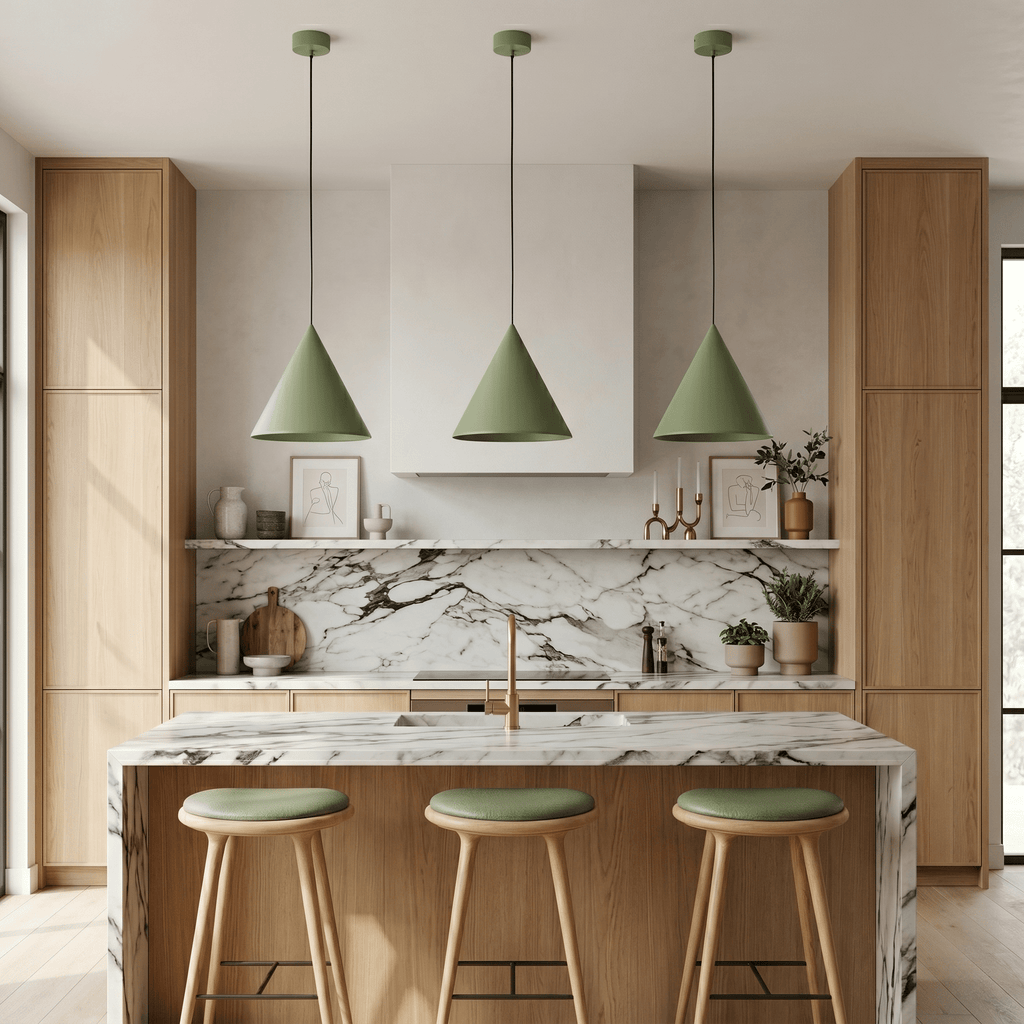 CONO Steel Cone Pendant Light for Kitchen Island & Dining Table - Dekor Butik