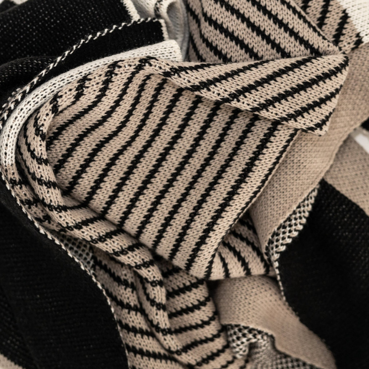 Throw BlanketsContempoChic Knit Throw Blanket - Dekor Butik