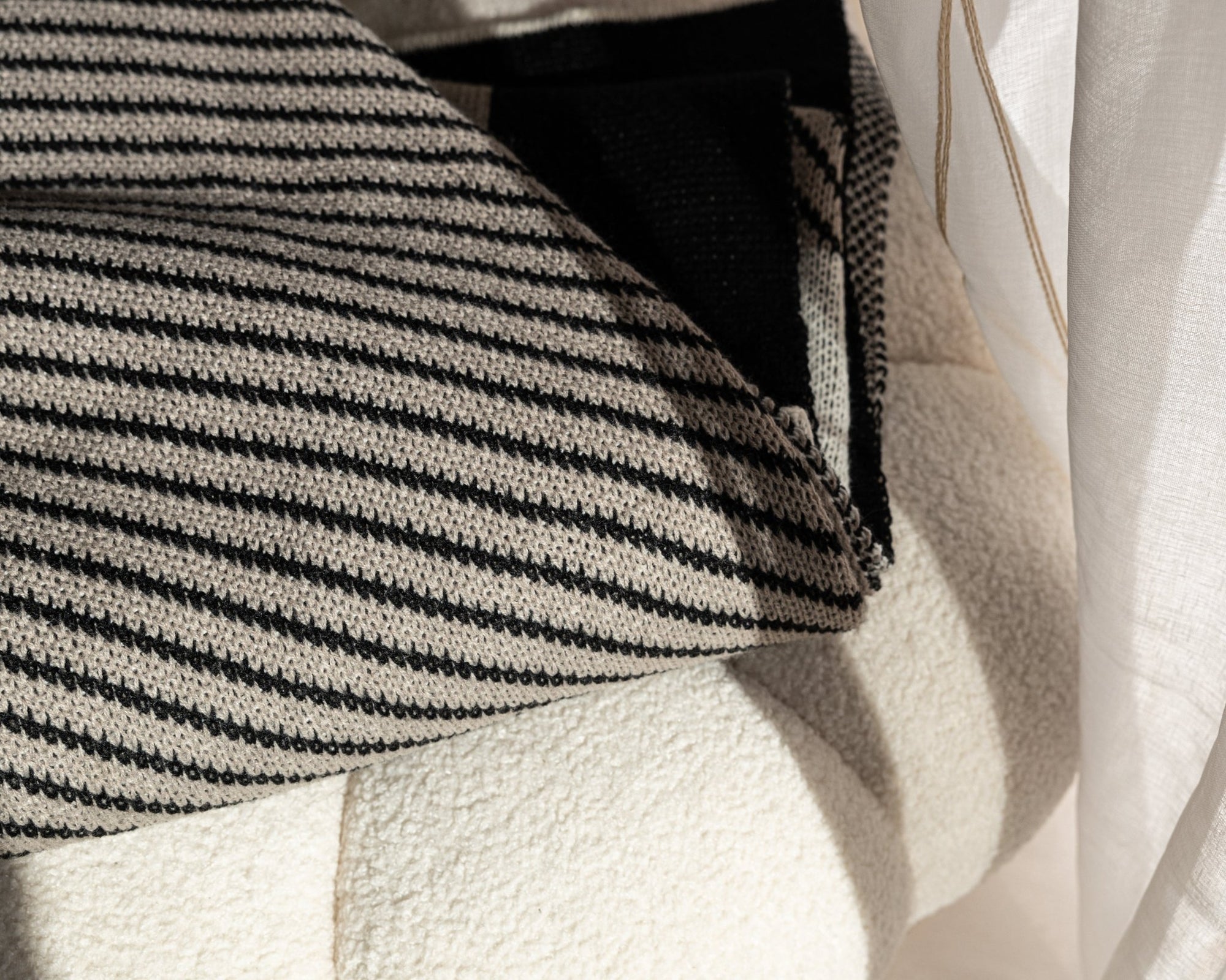 Throw BlanketsContempoChic Knit Throw Blanket - Dekor Butik