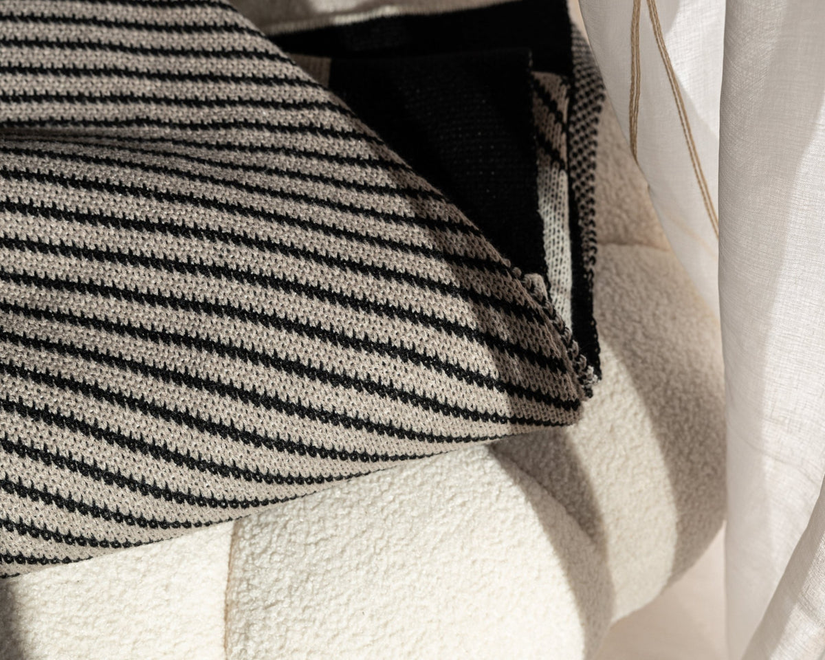 Throw BlanketsContempoChic Knit Throw Blanket - Dekor Butik